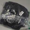 Sooverki Copper Compression Socks for Men & Women 8 Pack 15-20mmHg - Knee High Stockings Best Support for Running Athletic (Large-X-Large, 02 Black)