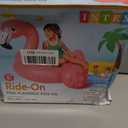 Intex Flamingo Inflatable Ride-On, 70" X 53", For Ages 3+, Pink