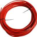 Solid Copper Wire - Ground Wire - THHN Wire - Insulated Grounding Wire - Building Wire -THHN/THWN Solid Wire Rated for 600Volts (10Guage-10FT-Red)