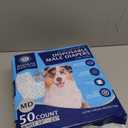 American Kennel Club Male Dog Wrap, Disposable Diapers with Wetness Indicator, Medium, 50 Count (M Waist 18 - 25 in)