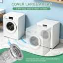 Magnetic Dryer Vent Connector Kit Airtight Seal Magnetic Dryer Vent Coupling Easy to Clean Lint Quick Connect for 4 Including a 3.3ft Save 4-6in of Space