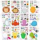 JOYIN 36 Sheets 9"x6" Make a face Stickers for Kids, Make Your Own Animal Stickers with Unicorn, Dinosaur, Sea and Safari Animals, Crafts Birthday Party Favors, Goodie Bags Classroom Activities