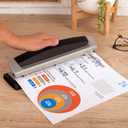 Swingline 3 Hole Punch, 10 Sheet Capacity Three Hole Puncher 3 Ring, Adjustable 2-3 Hole Paper Punch, Precision Pro, Black & Silver (74037)