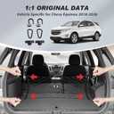 Karltys Envelope Style Cargo Net for 2018-2026 Chevy Equinox and GMC Terrain, Elastic Heavy Duty Rear Trunk Cargo Net Storage Organizer for 2024-2026 Chevrolet Equinox EV