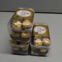 3 x Ferrero Rocher, Premium Milk Chocolate Hazelnut, Individually Wrapped, Chocolate Gift Box, 16 Count, 7 oz (EXP 09/30/25)