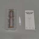 Facial Hair Removal for Women: Electric Face Razor with LED Light - Painless & Instant Results Mini Shaver for Travel Use (Rose Gold)