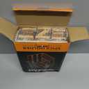 SpaceAid Bamboo Pull Out Spice Rack Organizer for Cabinet, Heavy Duty Slide Out Seasoning Kitchen Pantry Sliding Vertical Organization, 7.6" Wide, 3 Drawers(2" Wide), 2-Tier, Natural