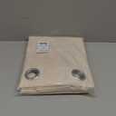 NICETOWN Natural Linen Curtains 84 inch Long 2 Panels Set, Grommet Top Thick Linen Burlap Semi Sheer Vertical Drapes Privacy Assured with Light Filtering for Bedroom/Living Room, W55 x L84