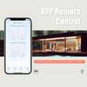 MOES Smart 4 Gang Light Switches, 2nd Generation Wi-Fi Single Pole Switch, Netural Wire Required, Inteligente Switch Combo Compatible with Alexa Google Assistant, Remote Control