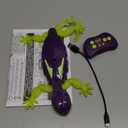 HEX Bots Glow-in-The-Dark Gecko with Official Wall Climber Technology, Rechargeable Remote Control Robot Kids Toys, Prank Toys for Boys & Girls Ages 4 & Up (Multicolor)