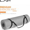 CAP Barbell 1/2-Inch High Density Exercise Yoga Mat with Strap 