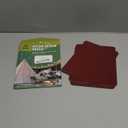 OAZ 8 Pieces 7.87 x 5.9 inch Nylon Repair Patches Nylon Fabric Patch Self-Adhesive Fabric Repair Tape Waterproof Lightweight Outdoor Gear Patch Kit for Down Jacket Clothing Tent Bag (Burgundy)