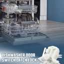 DD81-02197A Dishwasher Door Latch Lock Switch Fit for Samsung Dishwasher Part, Replace PS12085601 AP6244343