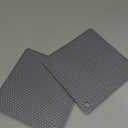 BTaT Silicone Trivet Mats, 2 Pack, Gray Silicone Trivets for Hot Pots and Pans
