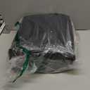 Garvee 6x9 Modern Striped Outdoor Camping Rug Waterproof Reversible, Plastic Straw Patio Mat for RV, Backyard, Balcony, UV Protected Green Outdoor Carpet, Green White