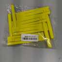 4 Pcs Mexicanas Noise Ratchet Yellow Spinning Rattle Ratchet Noise maker Traditional Wooden Matraca for Graduation Birthday Parties Football Games Sporting Events