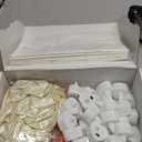 Happy Birthday Decorations, Include Light up Letters, with Tea Lights Candles, Latex Balloons, Aluminum Balloons and Rose Petals, Special Festival, Surprise Gifts Banner for Women and Men