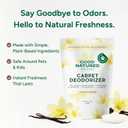 Good Natured Brand | Carpet Deodorizer & Freshener Powder | 31 oz Pet Odor Eliminator for Strong Odor & Pet Urine | Fresh Natural Vanilla Cream Scent | Safe for Homes with Pets