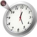 Hidden Camera Detector Wall Clock 1080P No WiFi Security Camera Nanny Cams Video Recorder with Motion Detection, No Audio Home/Office Surveillance