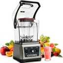Cittiwo Smoothie Blender, 64oz Jar, Quiet Shield, Professional Grade Countertop Blender for Smoothie, Crushing Ice Blender Adjustable Speed Control, Auto Clean, Commercial Blender Heavy Duty