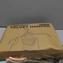 Sishynio Velvet Hangers, Multiple Colors, Standard Size, Anti-Slip, Curved Shape, 30 Pack, for Clothing Storage