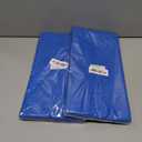 2 x tujol Royal Blue 6 Pack Plastic Table Cloth 54" x 108", Disposable Tablecloths Rectangle Table Cover, Plastic Tablecloths for Parties