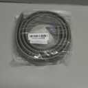 ZhiYo 5.6 Ft Cord Covers for Wires on Floor, Cord Hider Floor Hide Extension Cords, Soft PVC Cable Cover Cable Protector, Wire Cavity W0.62 In H0.31 In, Gray Oak Wood