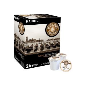 Barista Prima Italian Roast Decaf Coffee, Keurig K-Cup Pods, Dark Roast, 24/Box, BBD: OCT 18/2027
