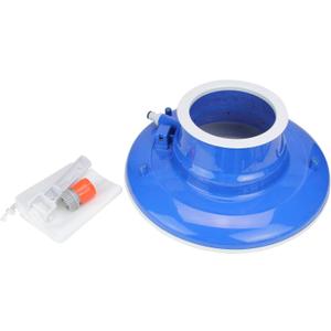 Northlight Leaf Eater with 3 Swivel Wheels and Brushes Underwater Swimming Pool Vacuum Cleaner, 15", Blue