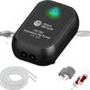 AquaMiracle USB Aquarium Air Pump Rechargeable Aerator for Bait Bucket, Portable Battery Powered Air Pump for Aquarium, Fish Tank Air Pump for Outdoor Fishing, Power Outage & Emergency