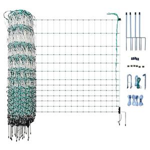 RentACoop Poultry Netting Electric Fence - Electric Poultry Enclosure for Chickens, Ducks, Turkeys - Suitable for 4 Week Old Chickens/Older and Adult Poultry - Energizer Not Included - 168' L x 48" H