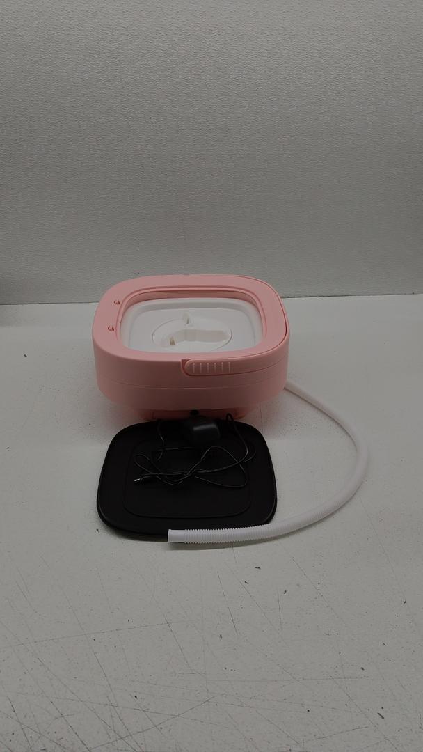 GRINCHAT 8L Portable Washing MINI Machine Foldable Washer and Spin Dryer with Drainage Basket, Electric Collapsible Washing Machine for Apartment Camping, RV, Travel (Pink)