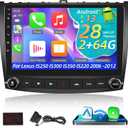 NHOPEEW 10.1 Inch Android 13 Car Stereo for Lexus IS250 IS300 IS350 IS220 2006-2012 - Wireless CarPlay & Android Auto, WiFi, GPS, Mirror Link + AHD Backup Camera + Canbus
