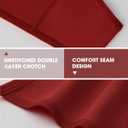 Cotton Underwear G-string Thong for Women Micro Sexy Ladies Panties Comfortable Stretch Low Rise 6 Pack (L)