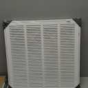 Fits 20x20 Duct Opening | Filter Included Steel Return Air Filter Grille by Handua [Removable Door] | Vent Cover Filter Grill | White | Outer Dimensions: 22 5/8"W X 22 5/8"H