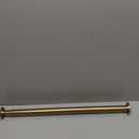 72 in. Straight Shower Rod with Flanges in Polished Brass 4100-72-PB