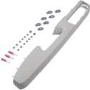 926-740 Front Left Driver Side Armrest Repair Kit Fit for Chevy Silverado Suburban Tahoe Avalanche For GMC Sierra Yukon 2010-2014 Door Panel with Release Handle Above Armrest 27In - Gray -GM# 84127281