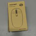 TECKNET Wireless Mouse for Laptop, 2.4G Quiet Computer Mouse with USB Receiver, 4 Buttons Portable Cordless Mice for Chromebook, Laptop, PC, Mac, 800/1200/1600 DPI - Mint Green