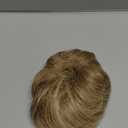 FESHFEN Large Messy Bun Hair Piece - Wavy Synthetic Chignon Scrunchies Elastic Ponytail Hair Extensions Thick Hairpieces for Women, Mixed Blonde and Ash Blonde Tips 1.94oz