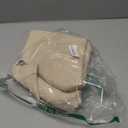 Semi Curtains 63 Inch Length 2 Panels Set, Soft Airy Faux Linen Burlap Textured Light Filtering Window Curtains for Living Room, Dual Rod Pocket Window Treatment Drapes, 2x40Wx63L, Linen Color