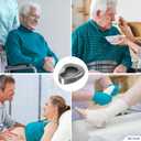 Bedpans for Elderly Men and Women, Heavy Duty Metal Autoclavable Adult Stainless Steel Bed pan for Medical Centers and Home Use, 14 x 11 3/8 Inches