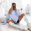 FuelMeFoot 6 Pairs Compression Socks for Women & Men 15-20mmHg Graduated Support Knee High Socks for Nurses, Travel, Athletic (Large-X-Large, 01 Assort - Black/Blue/Grey/Pink/Beige/White)