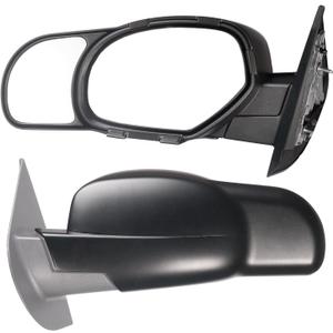 K SOURCE Snap & Zap 80900 Custom Fit Towing Mirror for 2007-2014 Escalade, Silverado 2500, 3500, Suburban, Tahoe, Sierra 2500, 3500, Yukon, 2007-2013 Avalanche, Silverado 1500, Sierra 1500, 2009-2013 Sierra/ Silverado Hybrid,Patented K SOURCE Snap & Zap 80900 Custom Fit Towing Mirror for 2007-2014 Escalade, Silverado 2500, 3500, Suburban, Tahoe, Sierra 2500, 3500, Yukon, 2007-2013 Avalanche, Silverado 1500, Sierra 1500, 2009-2013 Sierra/ Silverado Hybrid,Patented