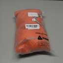 SUNFURA Dog Coat, Large Dog Jacket Reflective Winter Coat for Cold Weather, Windproof Pet Snow Jacket with Pocket, Warm Fleece Sweater Clothes for Large Dogs, Orange L