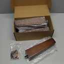 Solid Wooden Furniture Legs 10 Inch, Natural Wood Mid Century Brown Square Legs Furniture Replacements Feet for Couch Legs, Sofa Legs, Cabinet Legs, Bench Legs, Bed Legs, Set of 4