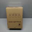 4-Light Bathroom Light Fixtures, Brushed Brass Modern Vanity Lights with Cyan Glass Shades, Bathroom Wall Lamp for Mirror Kitchen Living Room