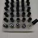 Bright Creations 30 Pack Mini Empty Nail Polish Bottles with Brush Cap, 5ml Refillable Glass Containers with 6 Plastic Funnels - Nail Polish Bottle