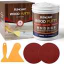 BONCART Wood Filler,Wood Putty,Wood Filler Paintable,Wood Repair Putty Stainable,9.87 Ounce White wood filler,Wood furniture repair kit,Quickly repair any broken and defective wooden furniture