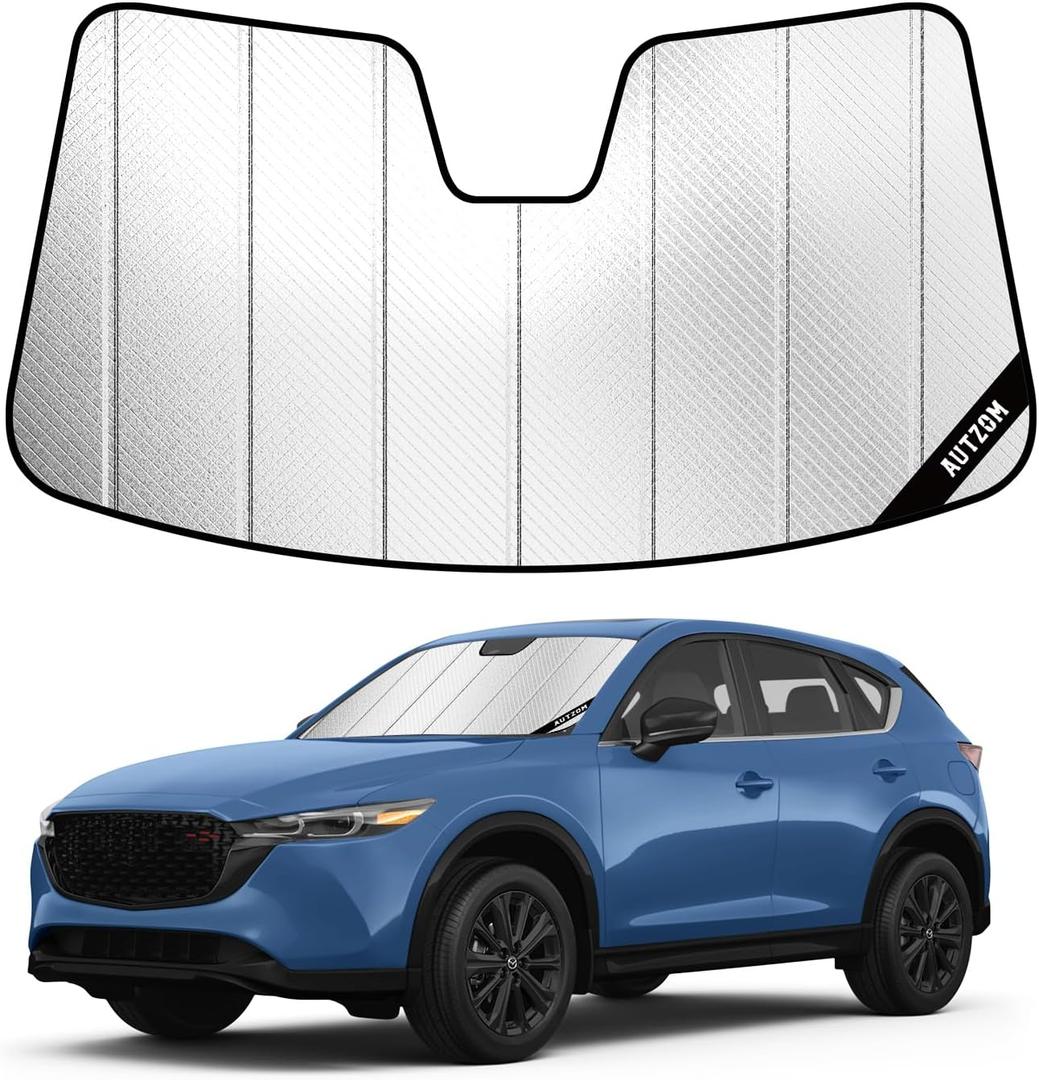 Windshield Sun Shade for Mazda CX-5 2017-2025, Vehicle-Specific Design