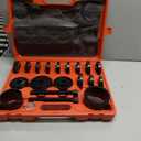 Orion Motor Tech Wheel Bearing Press Kit for Front Wheel Drive Bearing Removal & Installation, 24pc Wheel Bearing Puller Tool Set with Sliding Screws Universal Bushings Sleeves Storage Case